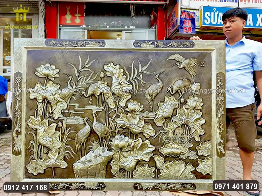 Tranh th&iacute;ch hợp treo ph&ograve;ng kh&aacute;ch, ph&ograve;ng l&agrave;m việc hay ph&ograve;ng thờ